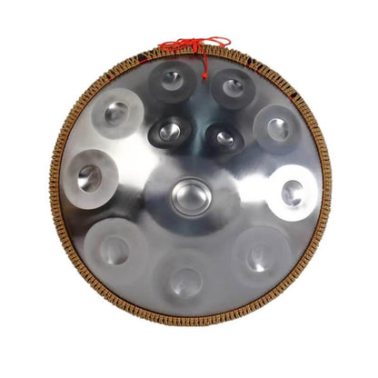 Lighteme 22 Zoll 12 Noten Kurd d-Moll (F-Dur) Edelstahl Handpan Drums mit Seil