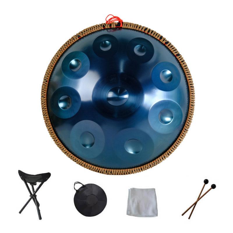 Lighteme 22 Inches 9 Notes D Minor Stainleacss Steel Handpan Drum With Rope