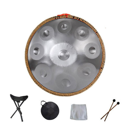 Lighteme 22 Inches 9 Notes D Minor Stainleacss Steel Handpan Drum With Rope