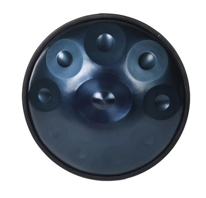 Lighteme Hand Pan Drum 22 Inches 10 Tones Kurd Scale D Minor High-end Nitride Steel Handmade Performance Sound Healing Handpan, Available in 432 Hz and 440 Hz