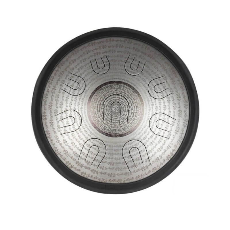 Lighteme 14/16/18 In 9/10/11 X 2 Notes Tibetan Titanium Alloy Steel UU Tongue Drums in 432 440 Hz - C/D Minor, D/E Major, Celtic, Aeolian, Arab/Chinese/Japanese Mode