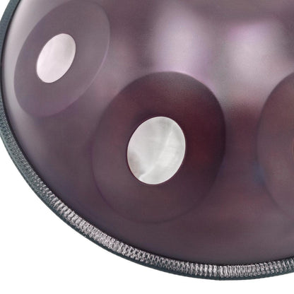 Lighteme DC Handpan Drum Neutron 22 Inches 10 Notes D Minor Kurd Scale Hangdrum