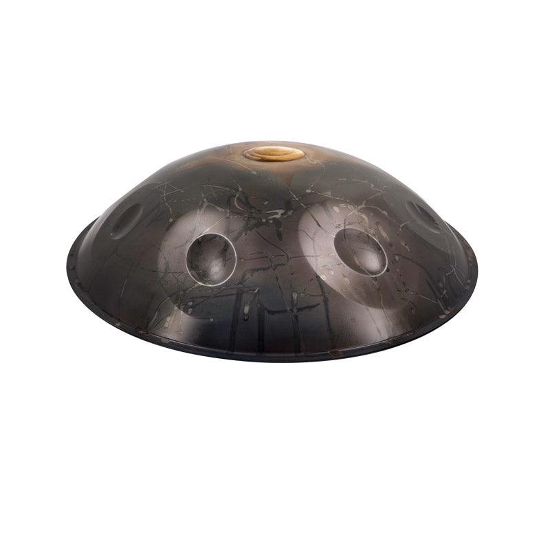 Lighteme As Teman Handpan Dark Knight 10 notes échelle ré mineur Hangdrum bleu violet avec coffret cadeau