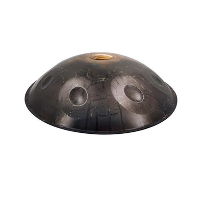 Lighteme As Teman Handpan Dark Knight 10 notes échelle ré mineur Hangdrum bleu violet avec coffret cadeau