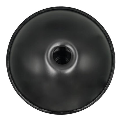 AS TEMAN Handpan Kaufen - Edelstahl 10 Töne Kurd D Moll 432 440 Hz Hang Drum Schwarz