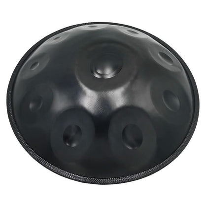 AS TEMAN Handpan Kaufen - Edelstahl 10 Töne Kurd D Moll 432 440 Hz Hang Drum Schwarz