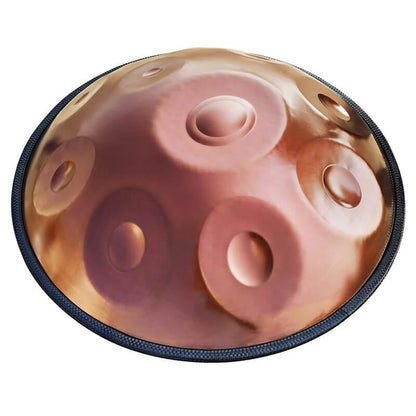 AS TEMAN Handpan Pure Brown 10 Notes Ré Mineur Scale Hangdrum avec coffret cadeau
