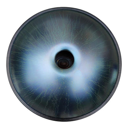 Lighteme As Teman Handpan Stars 10 Notes D Minor Scale Blue hangdrum with gift set