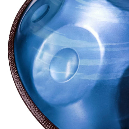 AS TEMAN Handpan Kaufen - d Kurd 10 Töne Hang Drum 432 Hz 440 Hz Nitrierter Stahl (Black-Hole)