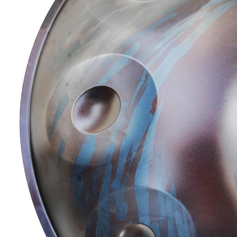 AS TEMAN Handpan Kaufen - Comet 10 Töne d Kurd Hangdrums 432 440 Hz Nitrierter Stahl