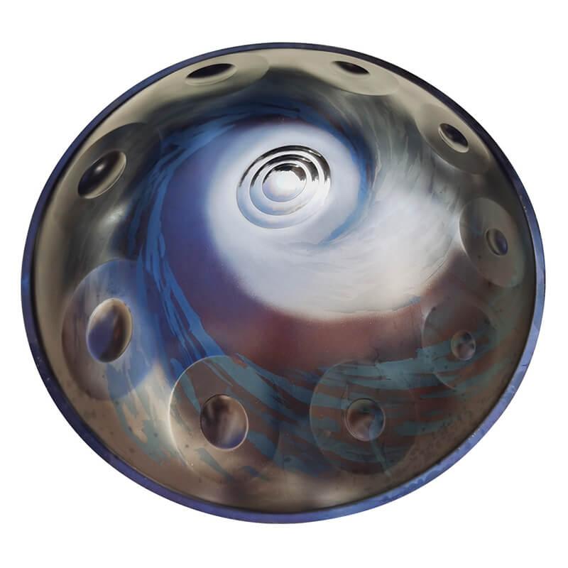 AS TEMAN Handpan Kaufen - Comet 10 Töne d Kurd Hangdrums 432 440 Hz Nitrierter Stahl