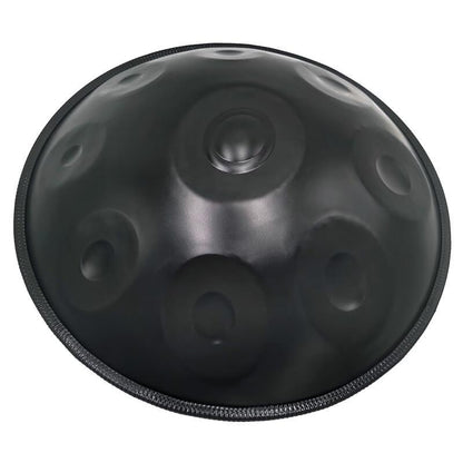 AS TEMAN Handpan Pure Black 9 Notes Ré Mineur Scale Hangdrum avec coffret cadeau