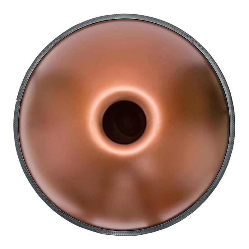 AS TEMAN Handpan Pure Brown 9 Notes Ré Mineur Scale Hangdrum avec coffret cadeau