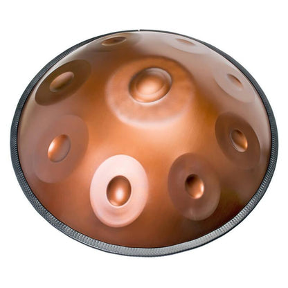 AS TEMAN Handpan Pure Brown 9 Notes Ré Mineur Scale Hangdrum avec coffret cadeau