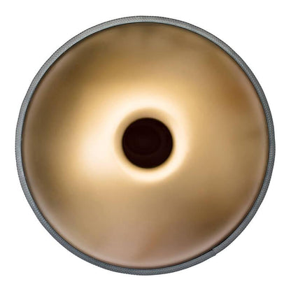 Handpan Lighteme As Teman Pure Golden 9 notes | ÉCHELLE PERSONNALISÉE | Hangdrum avec coffret cadeau