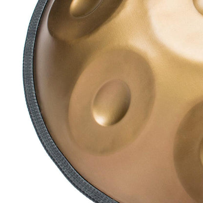 Handpan Lighteme As Teman Pure Golden 9 notes | ÉCHELLE PERSONNALISÉE | Hangdrum avec coffret cadeau