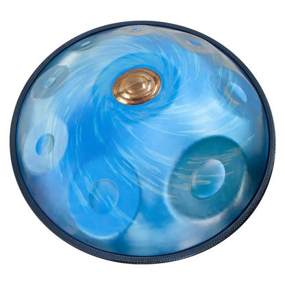 AS TEMAN Handpan Edelstahl Black-Hole d Kurd 9 Töne E Halcyon Scale Hang Drum 432 440 Hz