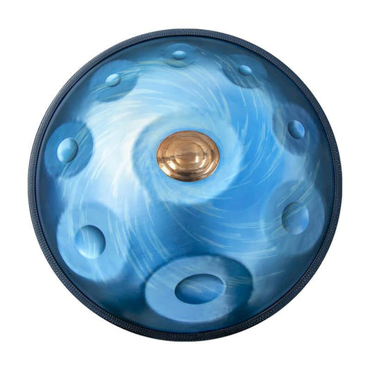 Lighteme As Teman Handpan Black-Hole 9 Notes E Halcyon Scale | Same as Ethereal in E. | hangdrum with gift set