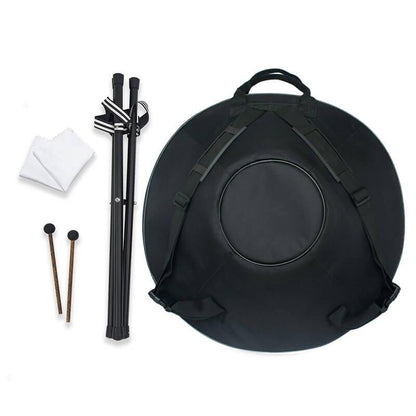 Lighteme As Teman Handpan Resident Evil 10 Notes D Minor Scale Green hangdrum with gift set