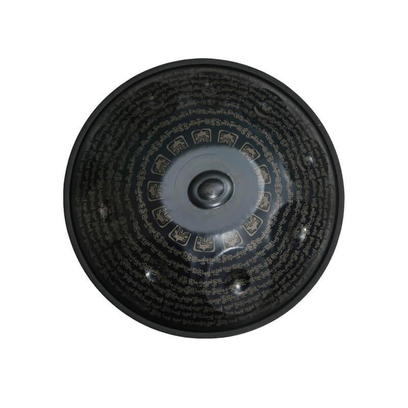 Lighteme Sanskrit D Minor Hijaz Scale 22 Inch 9/10/12 Notes Stainless Steel / Nitride Steel Handpan Drum