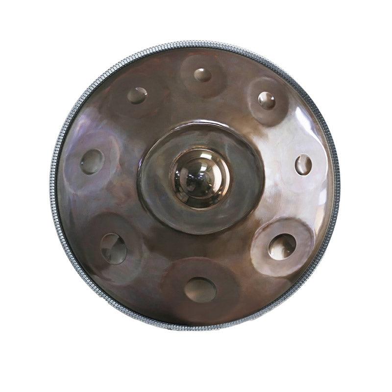 Lighteme Customized E3 Master Version / Standard Version High-end Stainless Steel Handpan Drum, Available in 432 Hz and 440 Hz, 22 Inch 9/10/11/13 Notes Professional Performances Percussion Instrument