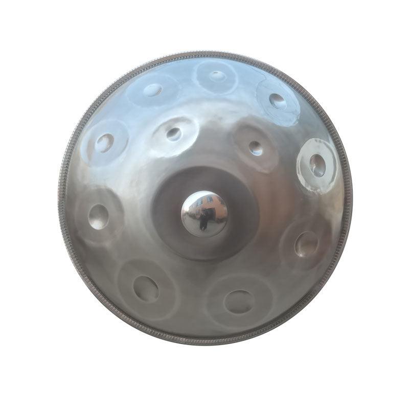 Maßgeschneiderte Mountain Rain 22 Zoll 12 Noten Handpan Drums aus Edelstahl, Kurd/Celtic d-Moll Hang Instrumento