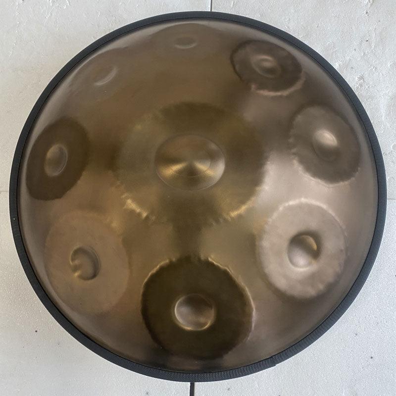 Entirely Fait main Ré Mineur Sabye 22 pouces 9/10/12 notes en Ember Steel Handpan Drums