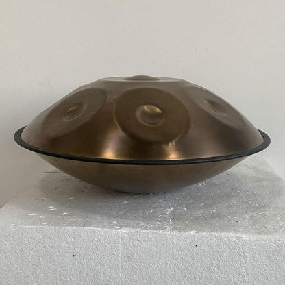 Lighteme Custom Ember Steel High End Handpan Drum 22 Inch 9 10 12 Notes D Minor Hijaz Scale Hang Instrument