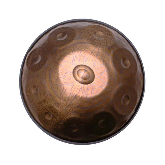 Personnalisé Entirely Fait main Epiphany Sabye Ré Mineur 22 pouces 9/10/12 notes en Acier Inoxydable Handpan Drums