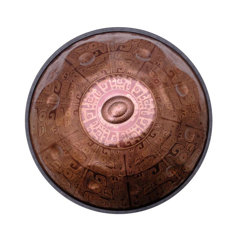 Lighteme Custom Epiphany Entirely Handmade Handpan Drum - Sabye Scale D Minor Stainless Steel 22 In 9/10/12 Notes