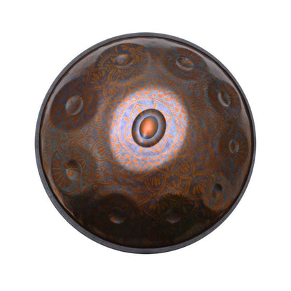 Epiphany Entirely Handmade Handpan Drum Kurd / Celtic D Minor Stainless Steel 22 In 9/10/12 Notes Hang Instrument