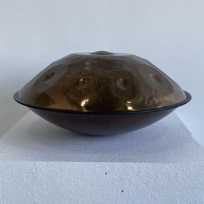 Maßgeschneiderte Epiphany Vollständig Handpan drums aus Edelstahl, D-Moll Hijaz 22 Zoll 9/10/12 Noten