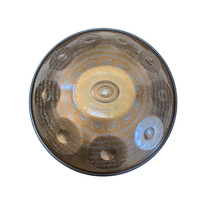 Sanskrit Personnalisé Fait main do Majeur 22 pouces 9/10/12 notes en Acier Inoxydable / Acier Nitruré Handpan Drums