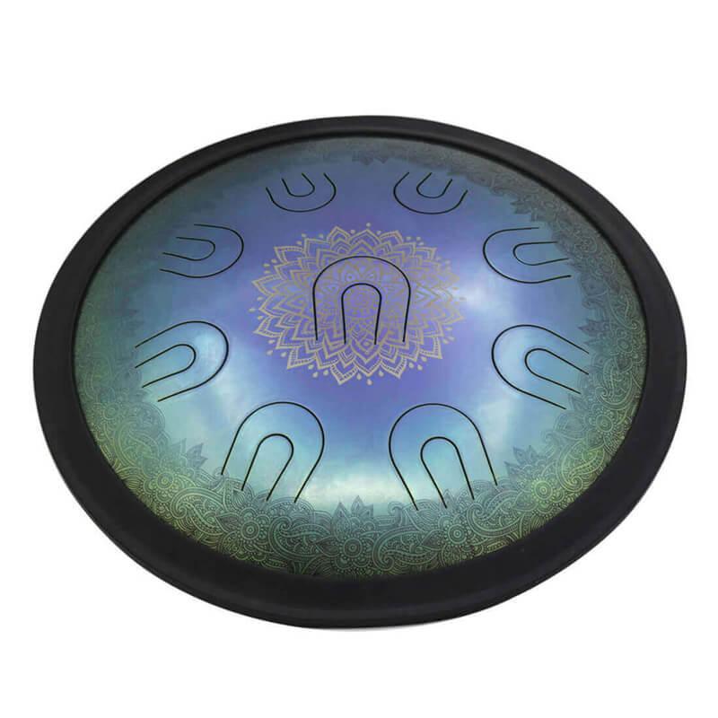 Lighteme 14/16/18 In 9/10/11 X 2 Notes Flower Titanium Alloy Steel UU Tongue Drums in 432 440 Hz - C Minor, D Minor, D Major, E Major