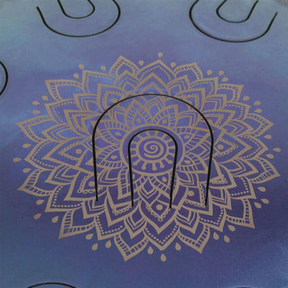 Lighteme 14/16/18 In 9/10/11 X 2 Notes Flower Titanium Alloy Steel UU Tongue Drums in 432 440 Hz - C Minor, D Minor, D Major, E Major