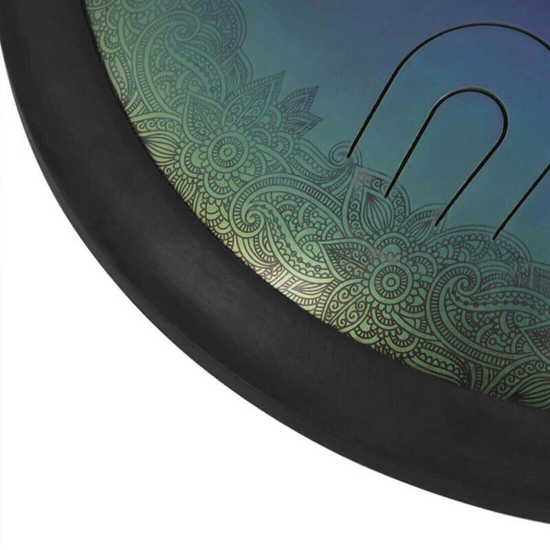Lighteme 14/16/18 In 9/10/11 X 2 Notes Flower Titanium Alloy Steel UU Tongue Drums in 432 440 Hz - C Minor, D Minor, D Major, E Major