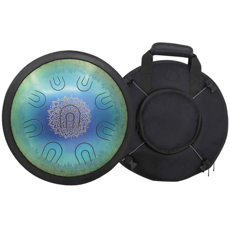 Lighteme 14/16/18 In 9/10/11 X 2 Notes Flower Titanium Alloy Steel UU Tongue Drums in 432 440 Hz - C Minor, D Minor, D Major, E Major