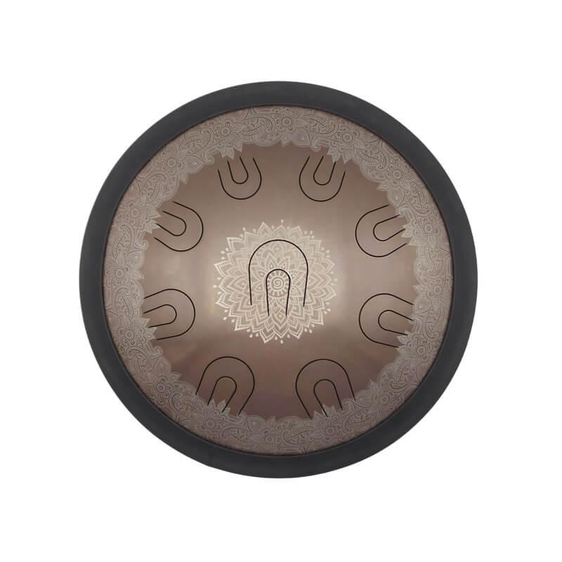 Lighteme 14/16/18 In 9/10/11 X 2 Notes Flower Titanium Alloy Steel UU Tongue Drums in 432 440 Hz - Celtic Scale, Aeolian Scale, Arab Mode, Chinese Mode, Japanese Mode