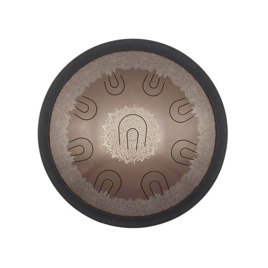 Lighteme 14/16/18 In 9/10/11 X 2 Notes Flower Titanium Alloy Steel UU Tongue Drums in 432 440 Hz - Celtic Scale, Aeolian Scale, Arab Mode, Chinese Mode, Japanese Mode