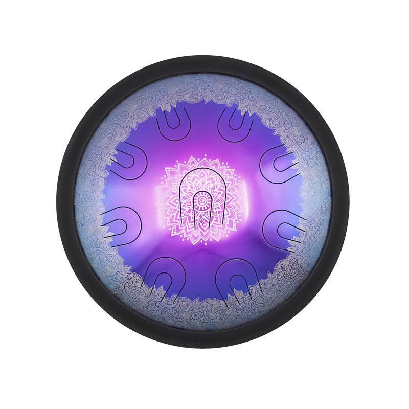 Lighteme 14/16/18 In 9/10/11 X 2 Notes Flower Titanium Alloy Steel UU Tongue Drums in 432 440 Hz - C Minor, D Minor, D Major, E Major