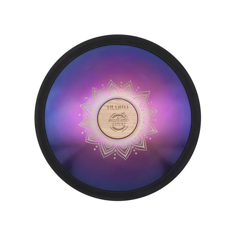Lighteme 14/16/18 Zoll 9/10/11 X 2 Töne Flower Titanium Alloy Steel UU Tongue Drums in 432 440 Hz – keltische Tonleiter, äolische Tonleiter, arabischer Modus, chinesischer Modus, japanischer Modus 