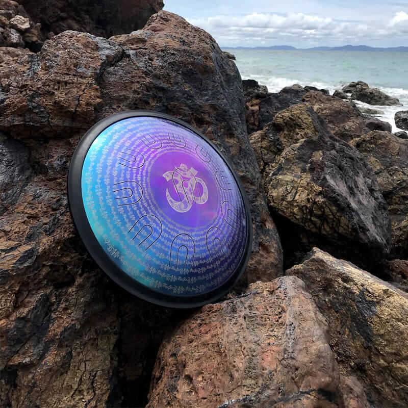 Lighteme 14/16/18 In 9/10/11 X 2 Notes Tibetan Titanium Alloy Steel UU Tongue Drums in 432 440 Hz - C Minor, D Minor, D Major, E Major