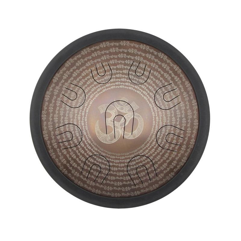 Lighteme 14/16/18 In 9/10/11 X 2 Notes Tibetan Titanium Alloy Steel UU Tongue Drums in 432 440 Hz - Celtic Scale, Aeolian Scale, Arab Mode, Chinese Mode, Japanese Mode