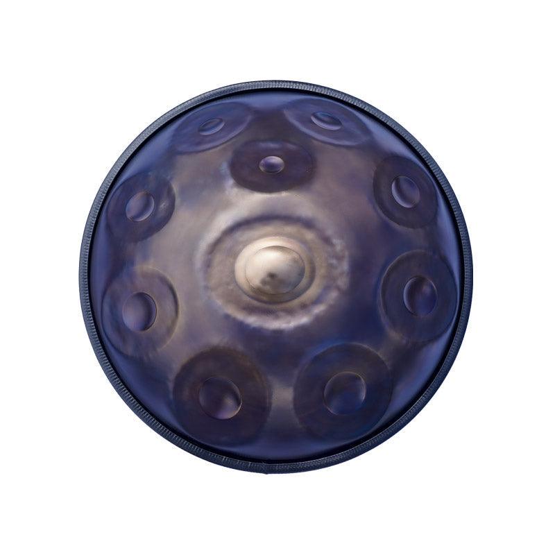Lighteme Acier nitruré Handpan Drum The Galaxy 20 Pouces 10 Notes Ré Mineur Kurd Scale Hangdrum
