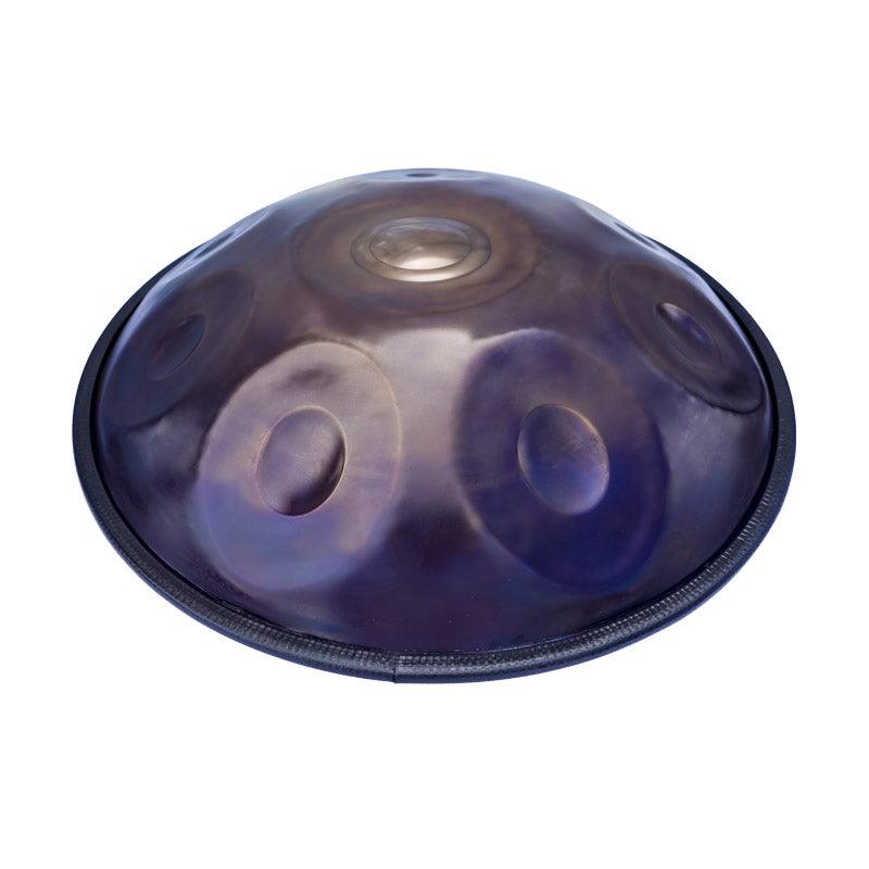 Lighteme Acier nitruré Handpan Drum The Galaxy 20 Pouces 10 Notes Ré Mineur Kurd Scale Hangdrum