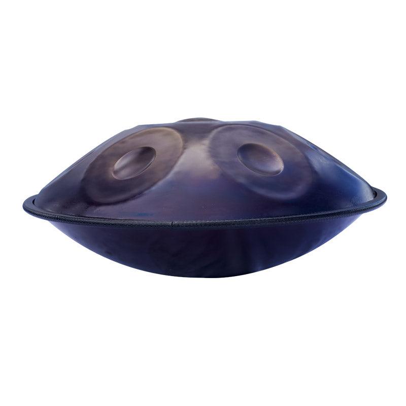 Lighteme Acier nitruré Handpan Drum The Galaxy 20 Pouces 10 Notes Ré Mineur Kurd Scale Hangdrum