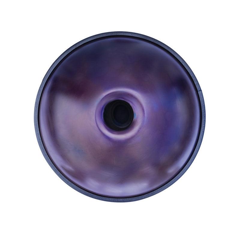 Lighteme Acier nitruré Handpan Drum The Galaxy 20 Pouces 10 Notes Ré Mineur Kurd Scale Hangdrum