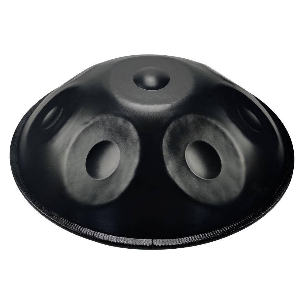 Lighteme Nitridstahl Handpan Drums Pure Black 22 Zoll 9 Noten d-Moll Kurd Scale Hangdrum