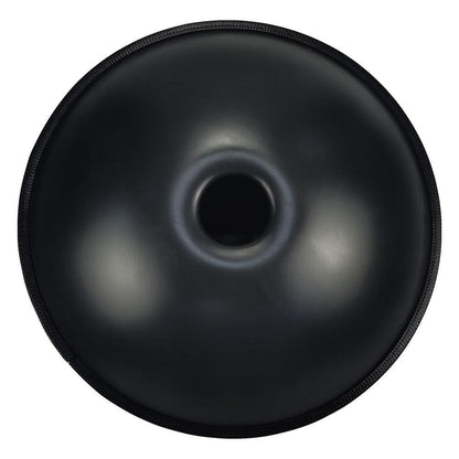 Lighteme Nitridstahl Handpan Drums Pure Black 22 Zoll 9 Noten d-Moll Kurd Scale Hangdrum