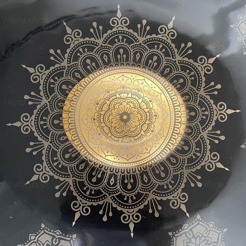 Royal Garden Personnalisé Fait main C# Annaziska 22 pouces 9 notes en Acier Nitruré Handpan Drums